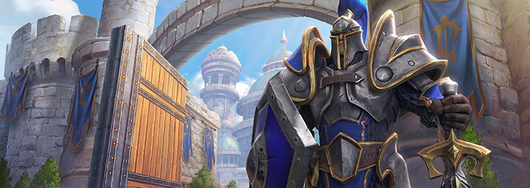 Human soldier at the gates in official Reforged artwork