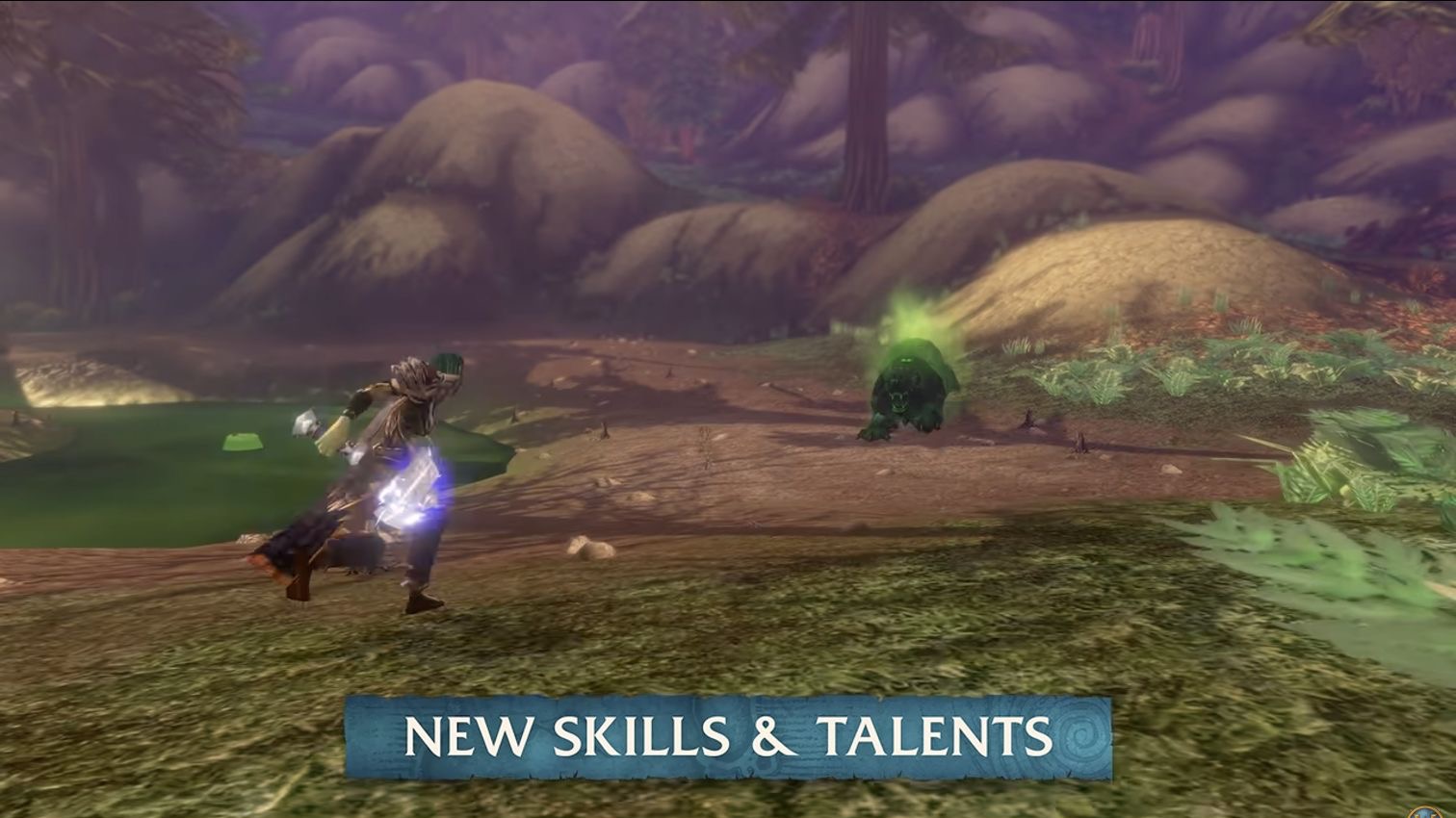 A character demonstrates new skills and talents in the official World of Warcraft Forever gameplay trailer